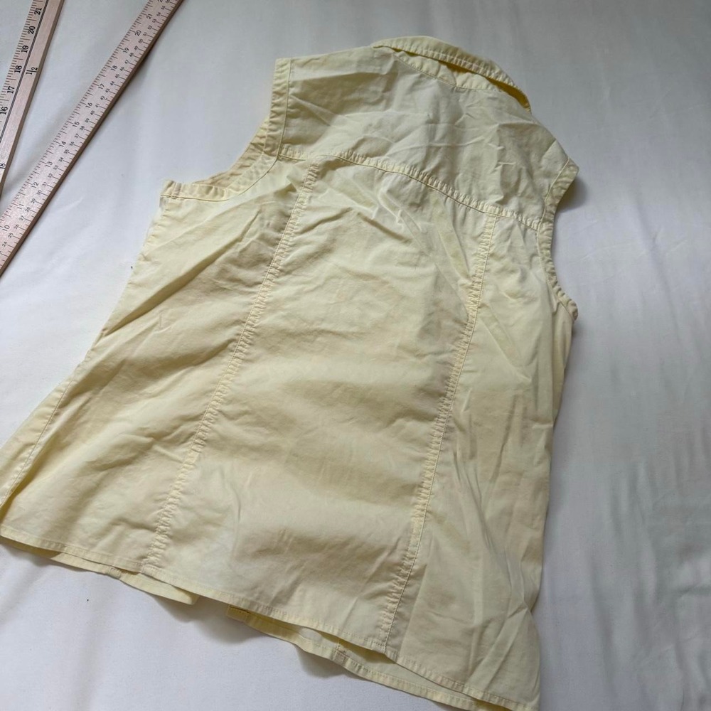 Yellow Button Up Top - Picture 4 of 5
